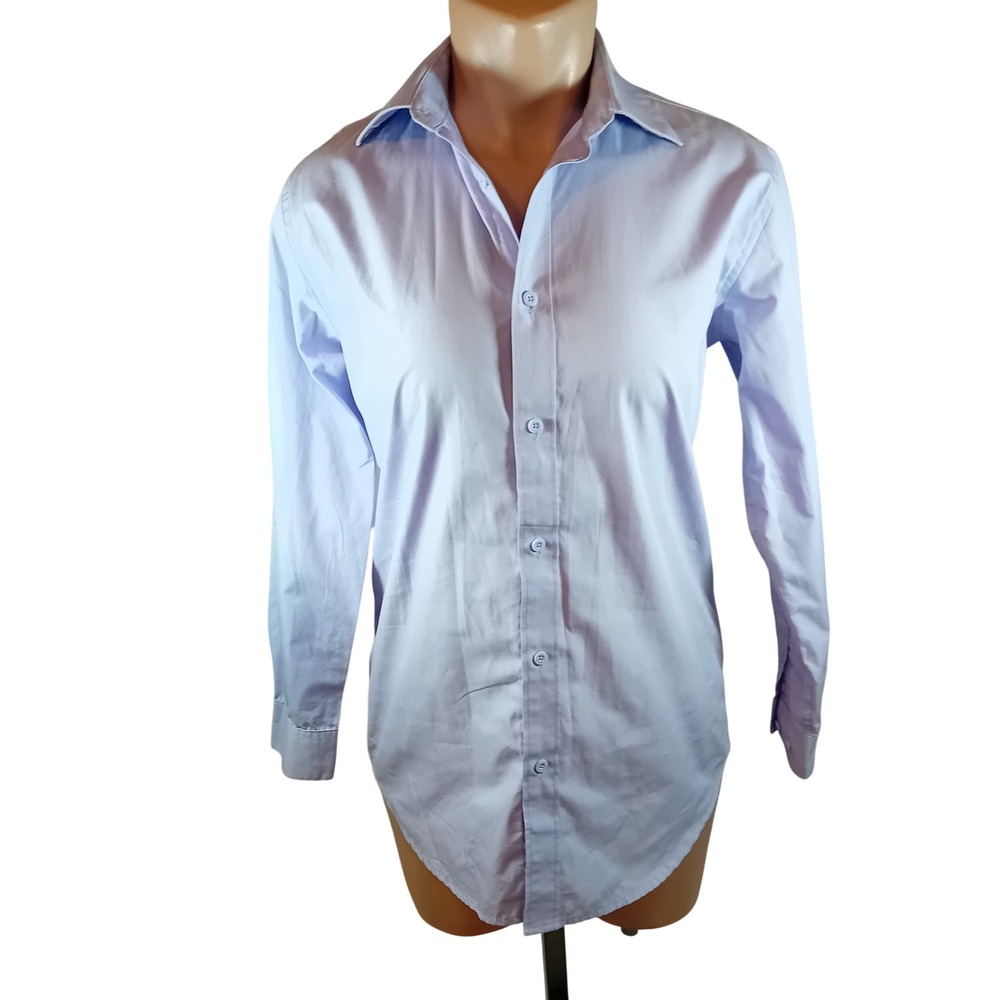 Men's Michael Kors Designer Lilac Pastel Button Up Down Shirt Business Casual 16